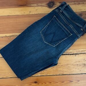 Woman’s Dark Blue Denim Jeans